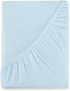 Royale Linens 400 Thread Count 100% American Grown Cotton Fitted Sheet Full Size by ROYALELINENS