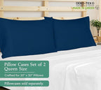 Royale Linens Queen Pillowcase Set of 2 - Image 2