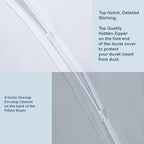 THE COTTON & SILK® 100% Luxury Long-Staple Cotton Duvet Cover Set - Image 3
