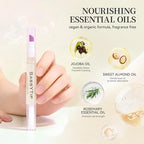 Ceramic Cuticle Pusher & Oil Pen, 2ml Rose + Fragrance Free Scented Nail Care - Image 7