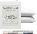 Karissa Mae Cooling Bamboo Viscose King Size Pillowcase Set | 100% FSC by KARISSAMAE