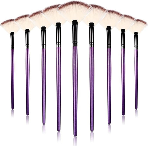 9 Pieces Facial Fan Mask Brushes, Soft Facial Applicator Brushes Tools by Maitys