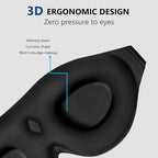 ALASKA BEAR Sleep Mask Memory Foam Contoured Eye Cups - Image 4