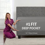 DeaLuxe California King Fitted Sheet Only by DeaLuxeBedding