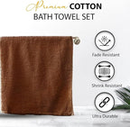 KAHAF COLLECTION 100% Cotton Bath Towels, 24x48 Pack of 6 Towels, Quick Dry - Image 4