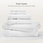 BIOWEAVES 100% Organic Cotton Bath Towel Set | 700 GSM Plush 7-Piece Premium - Image 2