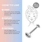 Sacheu Stainless Steel Face Roller Skin Care and Lymphatic Drainage — Cooling - Image 6
