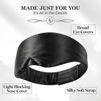 SLEEP SANCTUARY 100% Pure Mulberry Silk Sleep Mask - Image 6