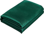 Homiest Blackish Green Satin Twin Flat Sheet by Homiest