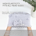 Jseng 3Packs Microfiber Hair Towel - Image 3
