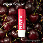 NIVEA Cherry Lip Care, Ruby Tinted Lip Balm Pack - Image 9