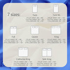 LuxClub 3 PC Twin Sheet Set, Deep Pockets Wrinkle Free Cooling Bed Sheets Hotel - Image 4