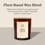PACHA SOAP Co. Dirty Hippie Candle, 7 oz - Image 5