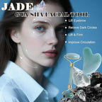 Jade roller and gua sha, facial roller, women's skincare tool, self-care gift - Image 2