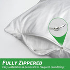 Gogreen Bamboo Rayon Waterproof Pillow Protector, Breathable Case Cover - Image 3