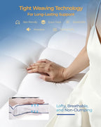 KAYFIA Cal King Mattress Topper, Extra Thick Mattress Pad Cover - Image 4