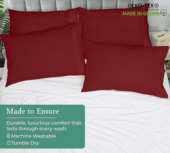 Royale Linens King Pillowcase Set of 2 - Image 8