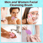 Yokilly Silicone Face Scrubber Exfoliator Brush, Manual Handheld Facial - Image 7