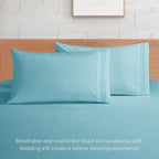 Elegant Comfort Luxurious 1500 Premium Hotel Quality Microfiber 4-Piece Sheet - Image 7