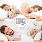 Silk Pillowcase for Hair and Skin, 2 Pack 100% Mulberry Silk Pillowcase 25 Momme - Image 6