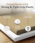 Good Sleep Bedding Queen Size Egyptian Cotton Sheets - Image 3