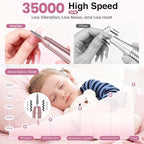Cordless Nail Drill 35000RPM, Portable Electric Nail File - Image 9