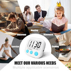 12 Pack Digital Kitchen Timers for Cooking Magnetic Timer for Cooking Loud - Image 5