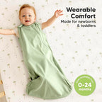 2-Pack Organic Baby Sleep Sacks, 100% Cotton - Image 2