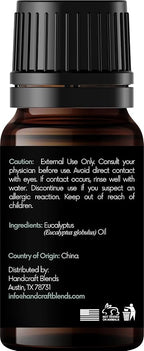 Handcraft Blends Eucalyptus Essential Oil – 0.33 Fl Oz – 100% Pure and Natural - Image 2
