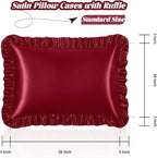 Homiest Ruffle Satin Pillowcase - Image 3