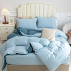PURE ERA Jersey Knit Duvet Cover Set 100% T-Shirt Cotton Super Soft Comfy 3pc - Image 5