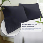Kickoff Viscose Bamboo Pillowcase, 100% Organic Hidden Zippered Viscose Bamboo - Image 3