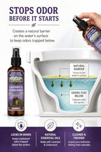 Lavender & Cedarwood Toilet Spray — Stops Odor Before It Starts, Pre-Poop - Image 2