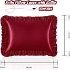 Homiest Ruffle Satin Pillowcase - Image 3