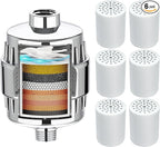 Yodel Shower Filter with 6 Cartridge Chrome by Yodel