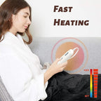 Tefici Electric Heated Blanket Throw, Super Cozy Soft 2-Layer Flannel 50" x 60" - Image 5