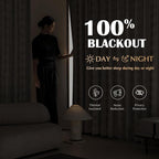 100% Boho Blackout Curtains 84 Inches Long - Image 3
