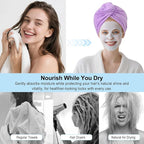 Microfiber Hair Drying Towel Wrap - Image 7