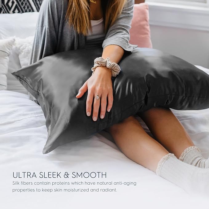 Tafts Silk Pillow Cases - 22mm 100% Pure Mulberry 6A Silk Pillowcase - Image 4