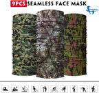 Venswell Neck Gaiter Face Mask Men Women, Seamless Bandana Rave Face Cover - Image 3