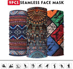 Venswell Neck Gaiter Face Mask Men Women, Seamless Bandana Rave Face Cover - Image 5