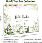 Habit Tracker Calendar, Aesthetic Daily Weekly Goal and Habit Tracker Journal - Image 4
