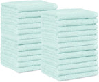 Amazon Basics Highly Absorbent 100% Cotton Washcloths by AmazonBasics