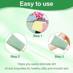 Tatuo 12 Pieces Korean Exfoliating Mitt Glove Italy Towel Body Skin Scrubber - Image 5