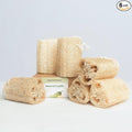Natural Loofah 6-Pack, 4 Inch 100% Plant Fiber Exfoliating Sponge, Spa & Shower by Unknown