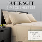 Danjor Linens Bed Sheet Set Full Size - Image 2