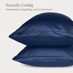 Bare Home 100% Rayon Made from Bamboo Luxury Standard Size Set of 2 Cooling - Image 6