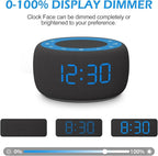 Buffbee Sound Machine & Alarm Clock 2-in-1, 0-100% Clock Face Brightness - Image 4