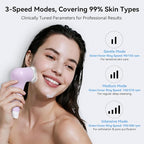 Electric Facial Cleansing Brush, Rechargeable Silicone Face Scrubber exfoliator - Image 4