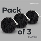 MainBasics Bath Shower Loofah Sponge Pouf Body Scrubber Exfoliator Body Wash - Image 6